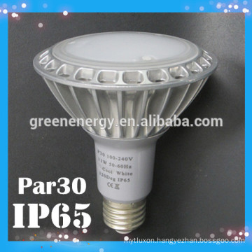 first class 11W IP65 led par30 led par lights & lastest design par 30 led ip65 & 100-240v par30 led light